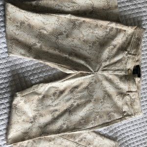 White House Black Market Leopard print pants!